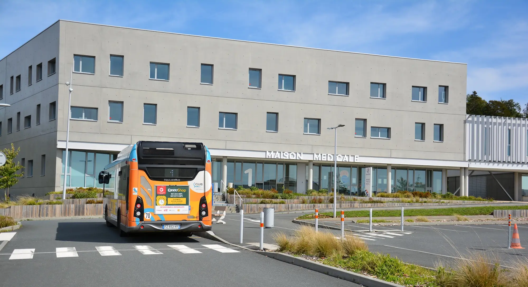 Arrêt de bus du Pôle Santé de Kerlic